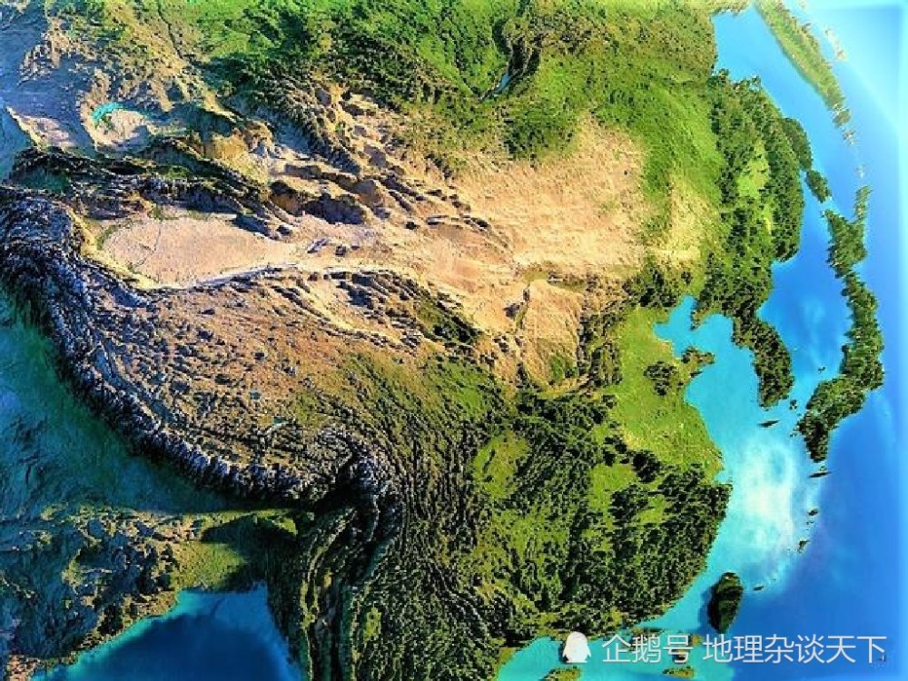 高清3d地图,感受中国的地形地貌起伏,这样学地理更容易!