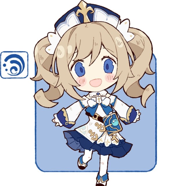 q版原神插画头像