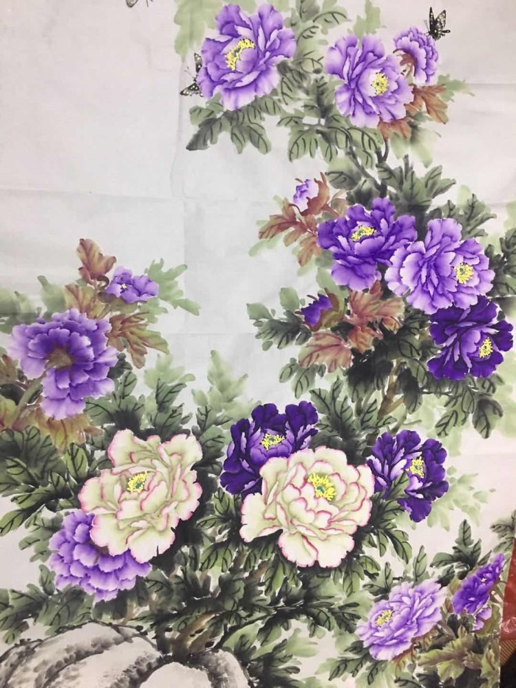 著名牡丹画家赵丽娜艺术作品欣赏