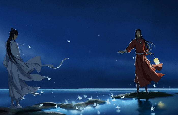 《天官赐福》主笔再发图,战损人鱼怜vs腹肌海盗花,粉丝:快收网