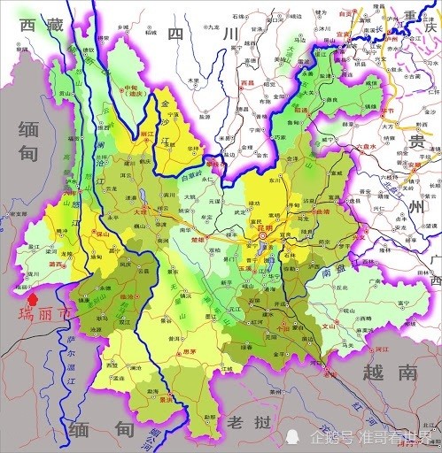 瑞丽市地理位置有多好,中缅最大贸易口岸
