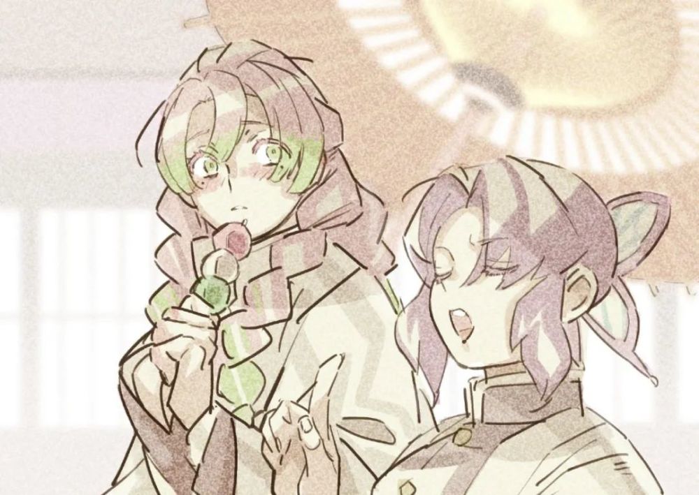 鬼灭之刃:画师kiyotsugu的一组作品,小清新画风我爱了