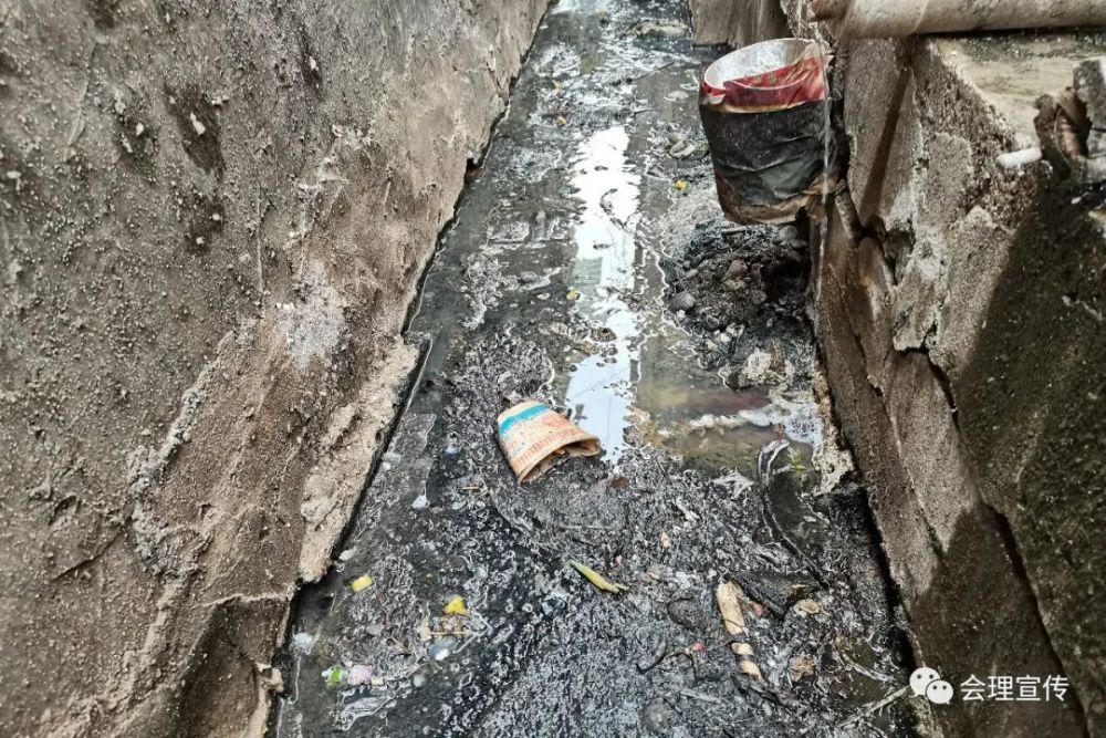 会理红旗粮站小区内污水乱排放严重影响住户生活