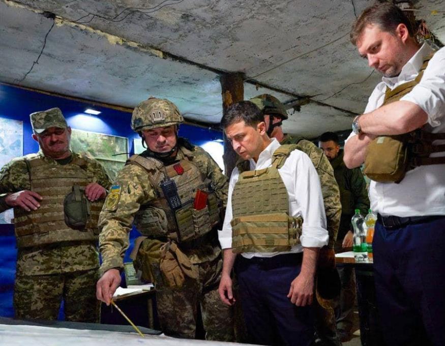 乌克兰国防部俄罗斯多向出击正在为顿巴斯武装冲突做准备
