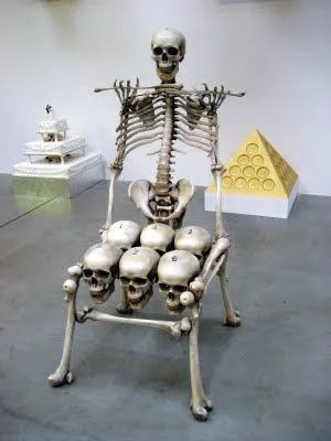 骷髅椅 看着不太结实