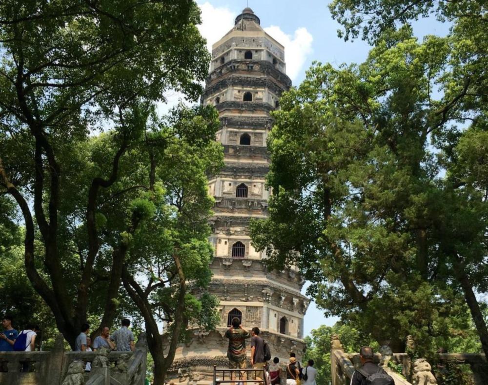 "先见虎丘塔,后见苏州城",苏州一座历史悠久的古塔