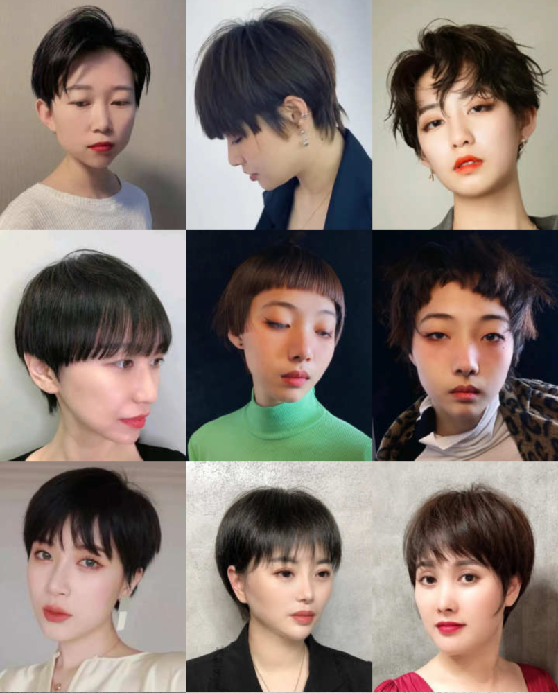 4月流行短发100多款,利落时尚美如画,越来越多的女性这样剪