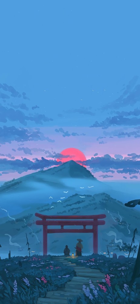 壁纸|梦幻蓝色治愈系壁纸