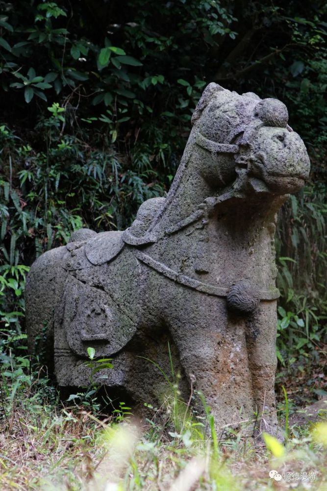 位于顺德龙江左滩西坑村二帝庙以北的大金山南坡大金山,古墓座南向北