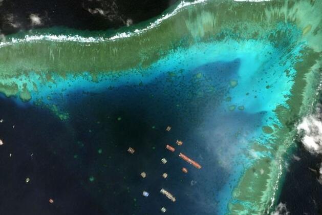 继牛轭礁后,菲律宾又在九章礁上发现建筑,但拒绝透露是哪国所建