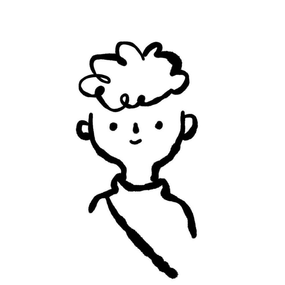 个性简约头像|简笔画头像