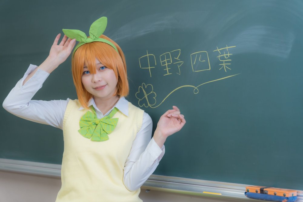 五等分的新娘cos:第五期 中野四叶专场,看上了吗?