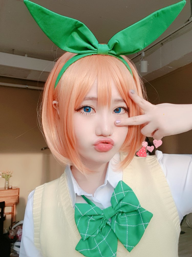 五等分的新娘cos:第五期 中野四叶专场,看上了吗?