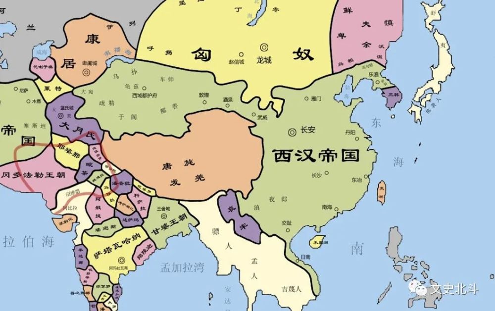 汉朝的疆域面积到达有多大首次将云贵和西域纳入了中国王朝版图