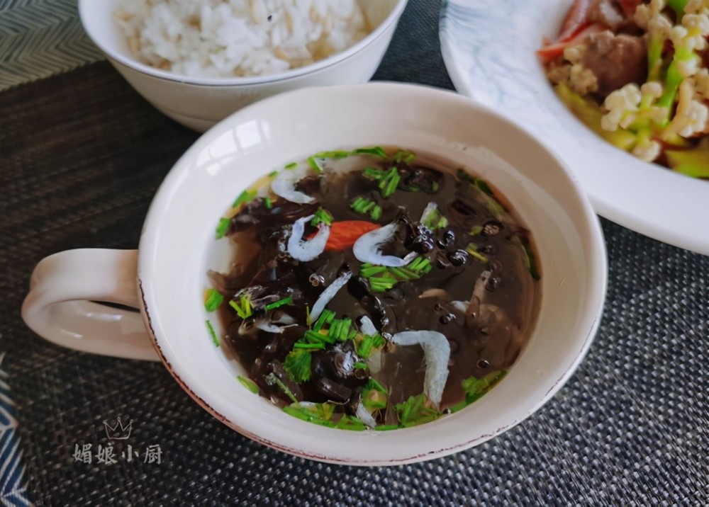 紫菜虾皮汤