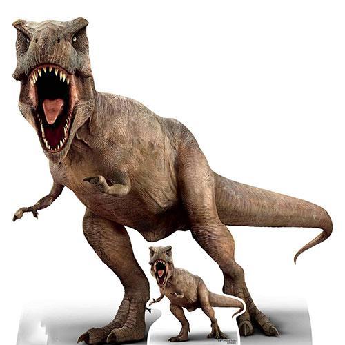 霸王龙属于暴龙科的兽脚类二足恐龙,拥有巨大的头颅和长长的尾巴,两者