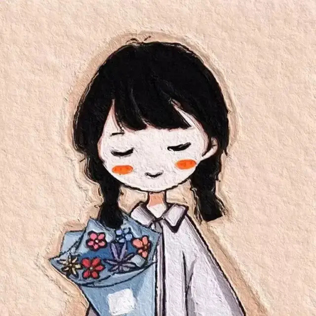 不太明显的情侣头像,超爱这种风格的