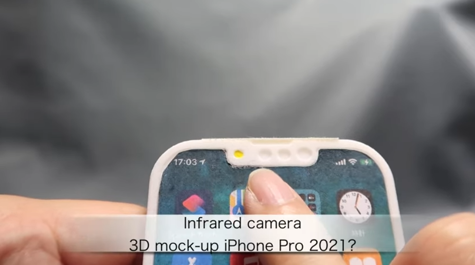 iPhone刘海,iphone刘海屏隐藏 iphone13 pro 样机亮相,刘海变化巨大!