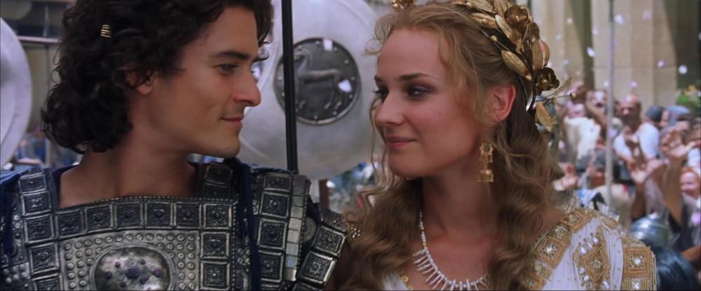 在斯巴达的日子里,特洛伊二王子帕里斯与斯巴达的王后海伦相爱了.