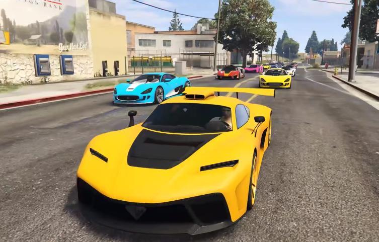 竞速可是gta5中最棒的一个游戏模式,跑车文化在gta系列游戏中一直都很