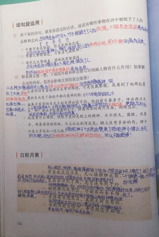 六年级语文下册语文园地四课文笔记,孩子预习的好帮手