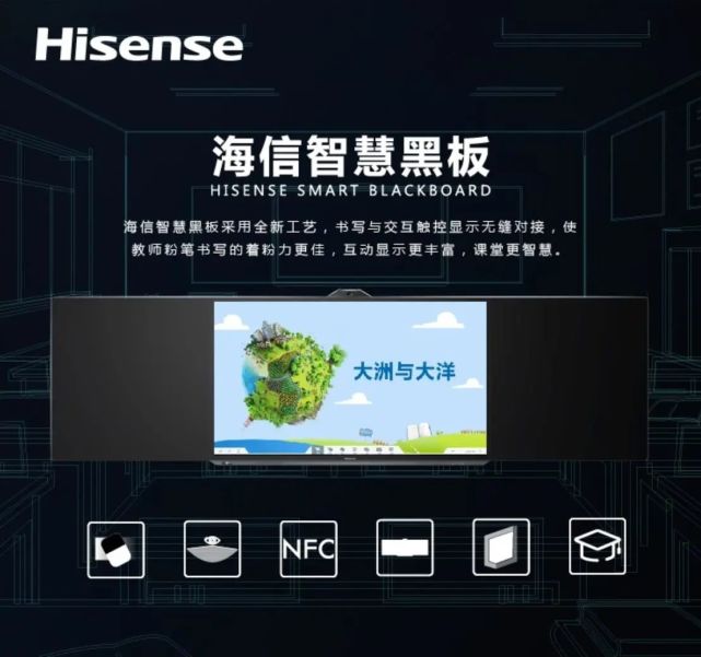 海信智慧黑板给老师减负再也不用喝粉笔末了