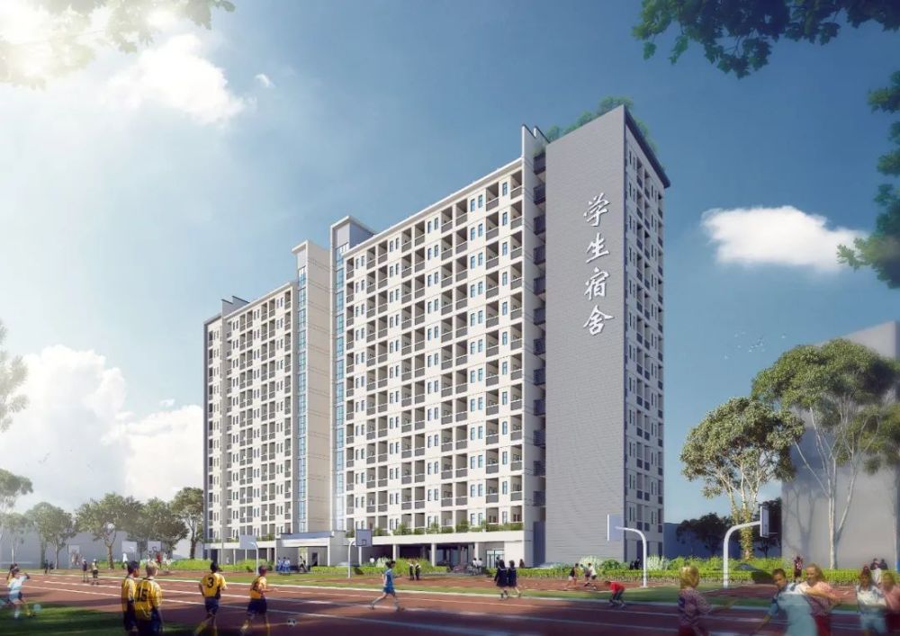麻涌中学新建教学楼效果图