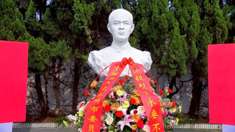 在沈毅烈士纪念馆一场党史学习交流会00后自愿当红色讲解员