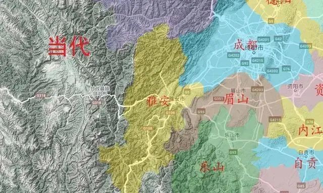 雅安市行政区划史,原来是这样!