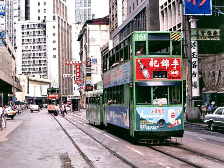 老照片 80年代的香港 此情可待成追忆