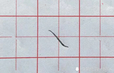 坚持练字第四天基本笔画捺