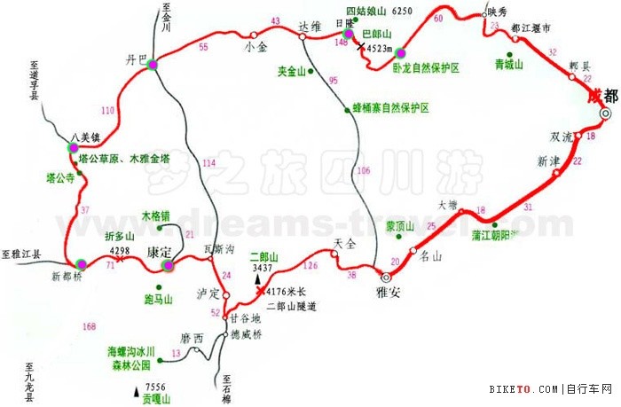 自驾西岭千秋雪,川西小环线,大好风光