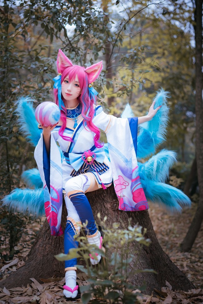 "我们心有灵犀,不是吗?"——灵魂莲华 阿狸cosplay