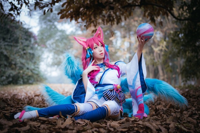 "我们心有灵犀,不是吗?"——灵魂莲华 阿狸cosplay