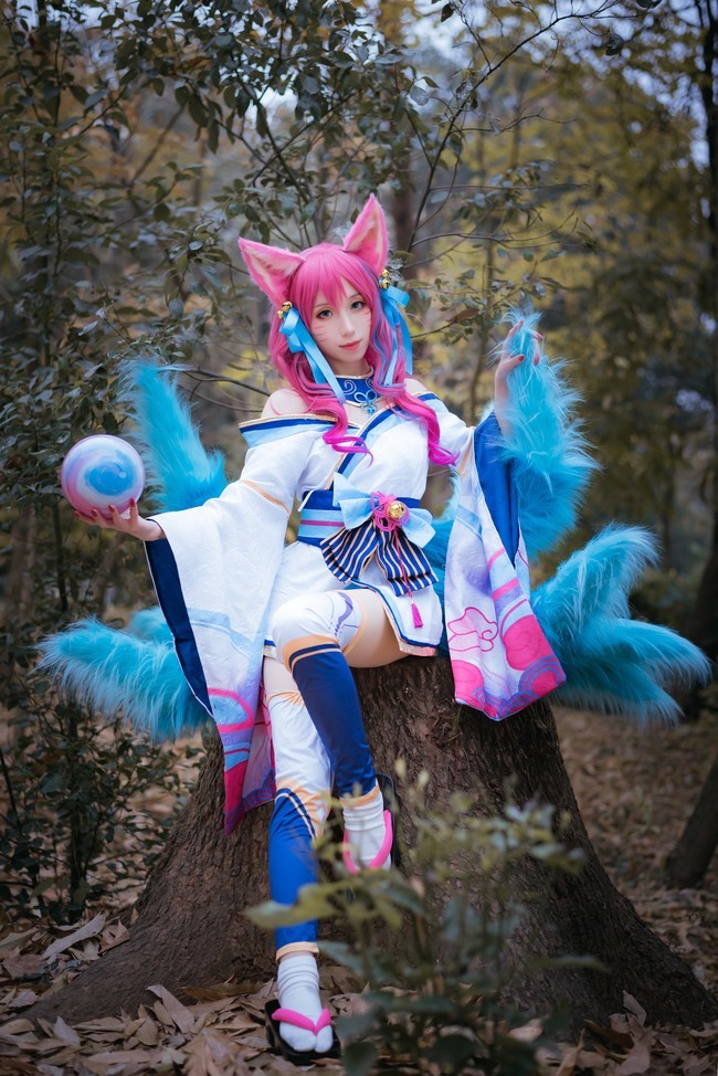 "我们心有灵犀,不是吗?"——灵魂莲华 阿狸cosplay