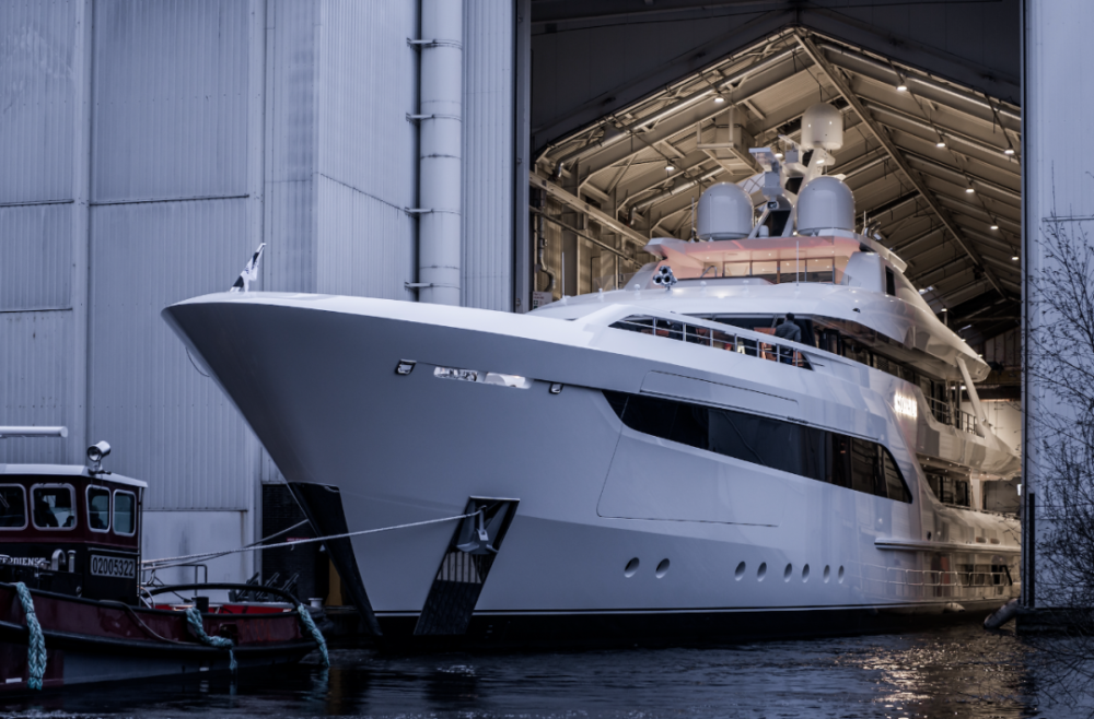 feadship55米超级游艇somnium号下水