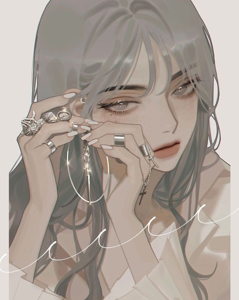 酷拽女生头像无人问津的港口总是开满鲜花