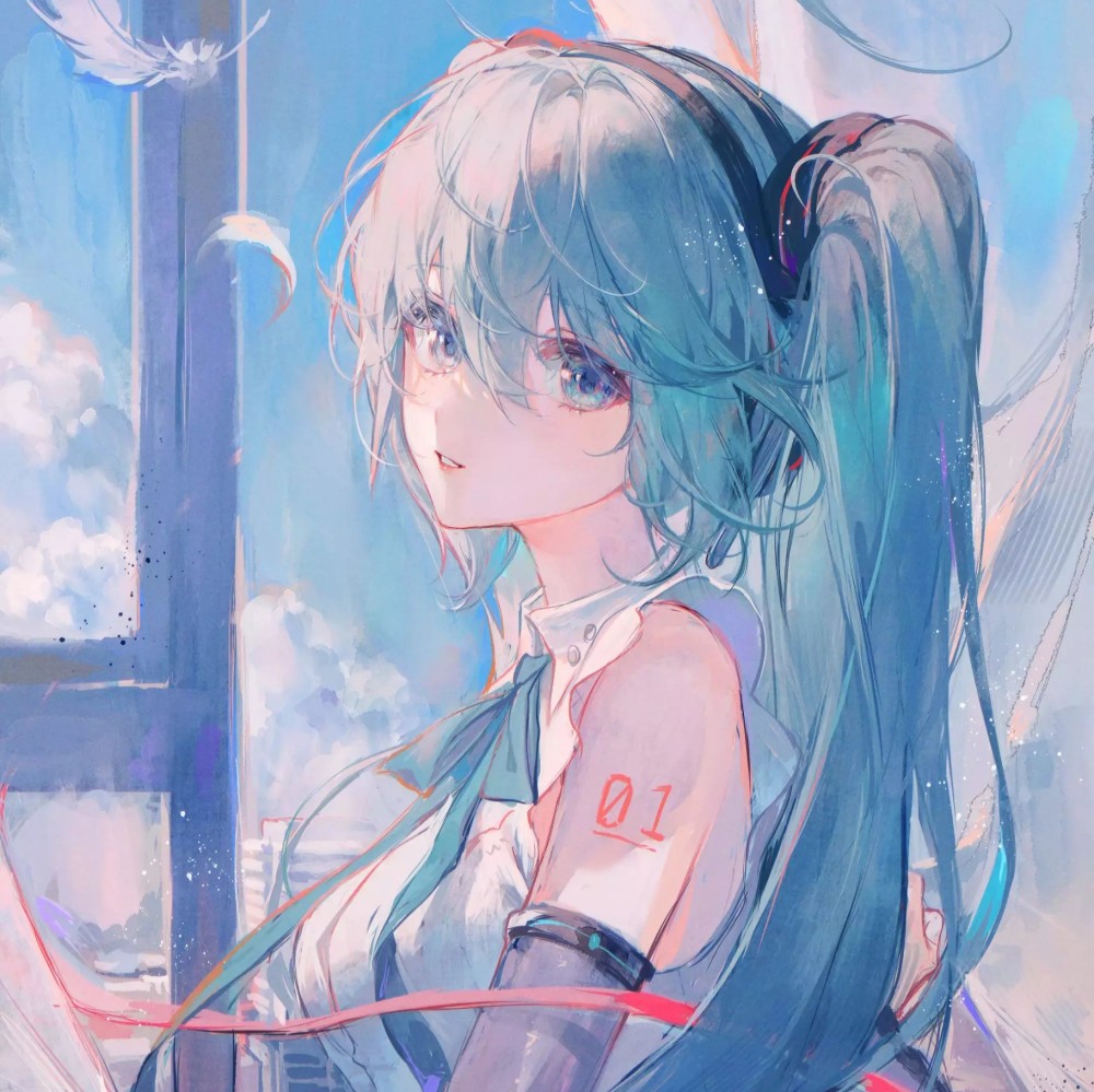 初音未来同人头像人间情事一丢就有了清澈的骨骼