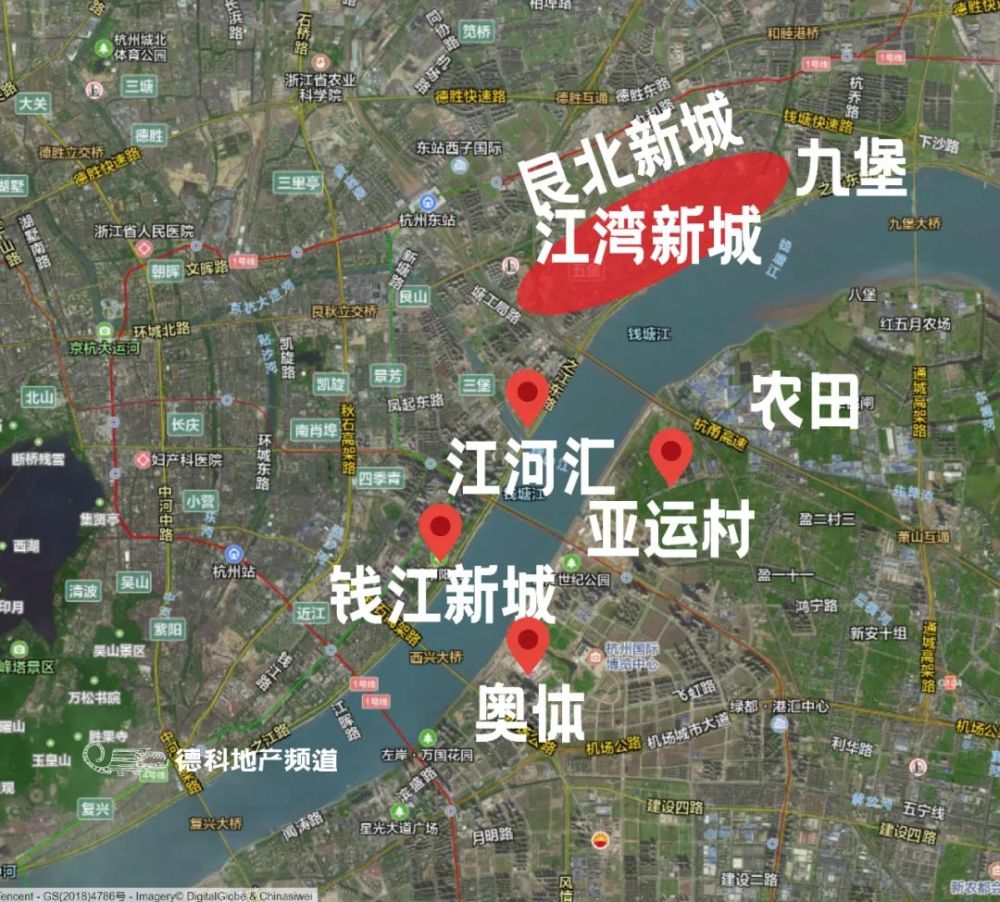举个例子:在 57 宗宅地中,有 2 宗在「江湾新城,它们的新房限价都会