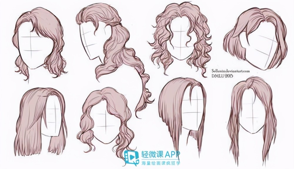 如何正确绘画人物头发?教你画漫画头发的技巧