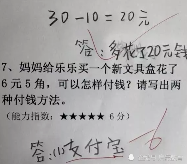 小学生"0分试卷"走红,脑洞大开!