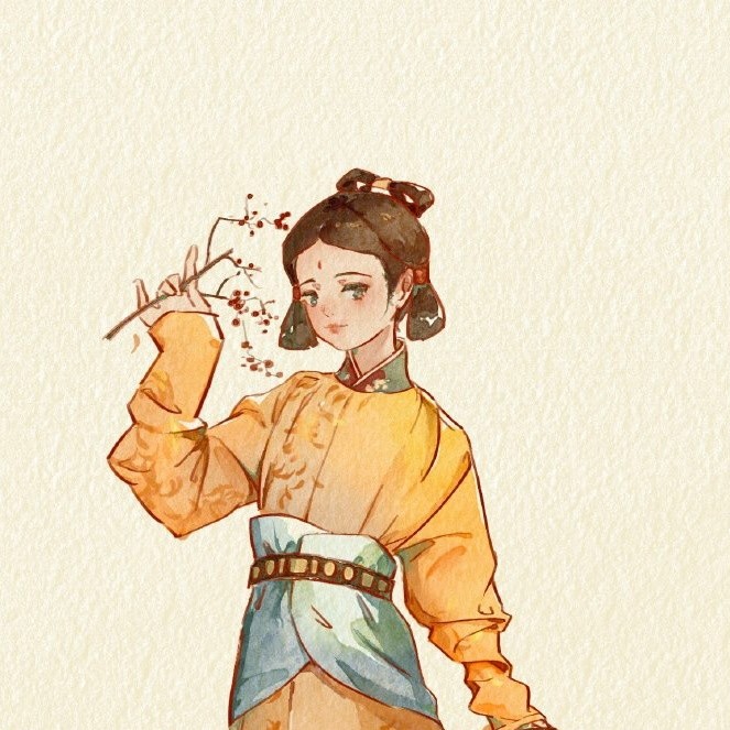 头像|古风插画女生头像