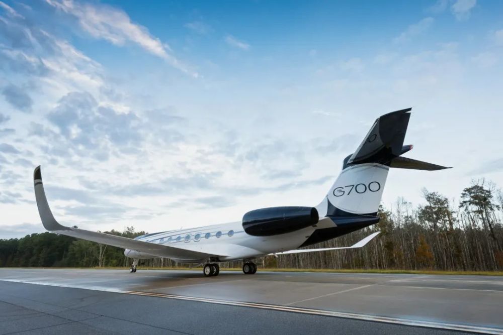 gulfstream g700 的飞行时间已超 1,100 小时
