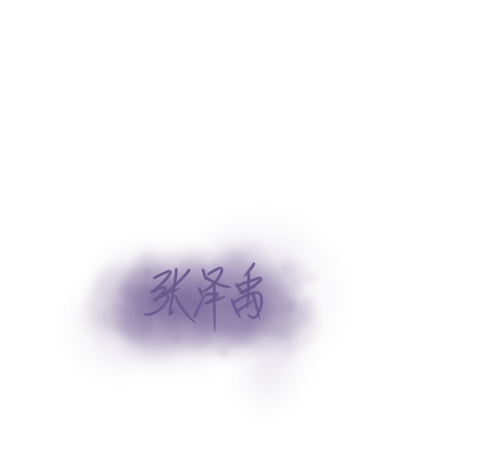 张泽禹的手写图片