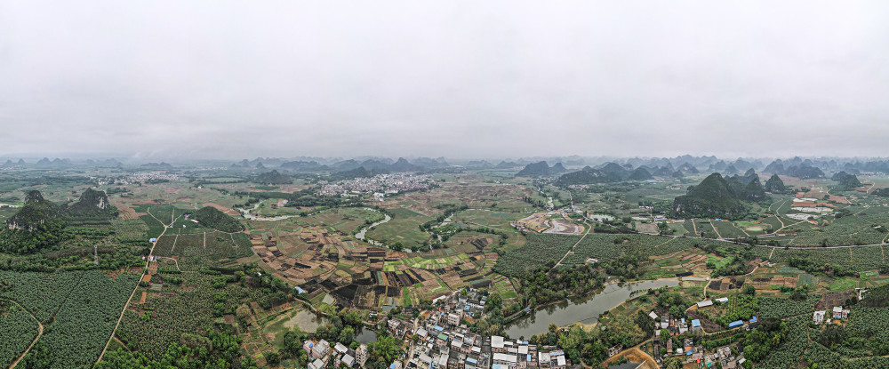 隆安县这片喀斯特地貌美景地处隆安县布泉乡,乔建镇,南圩镇,屏山乡,都