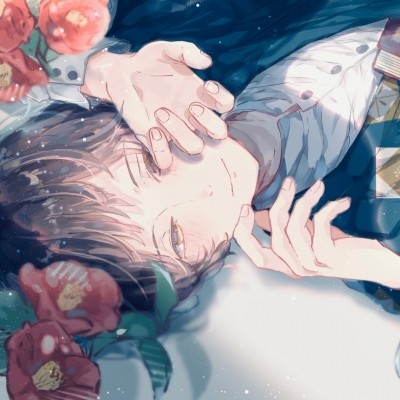 动漫男头|蓝色治愈系|我在等你