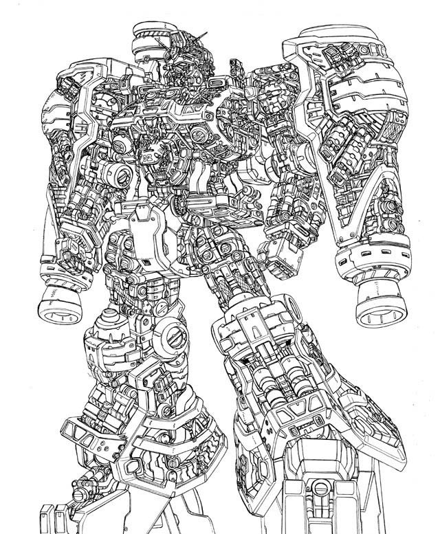 模玩控:高达机体内构插画,gp02好复杂
