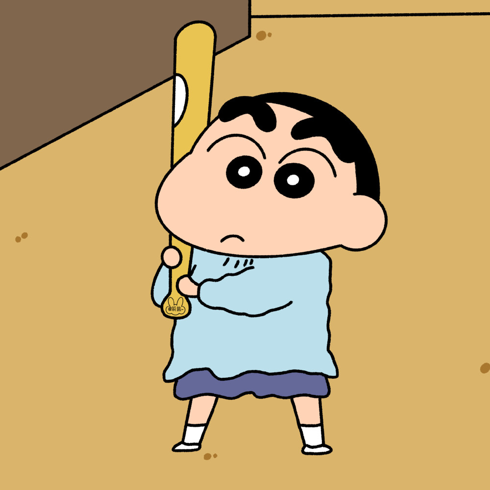 超可爱的蜡笔小新头像太爱了