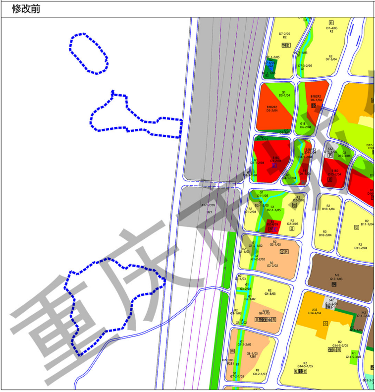 北碚,大渡口,中梁山地块调规,涉及用地性质,容积率,限