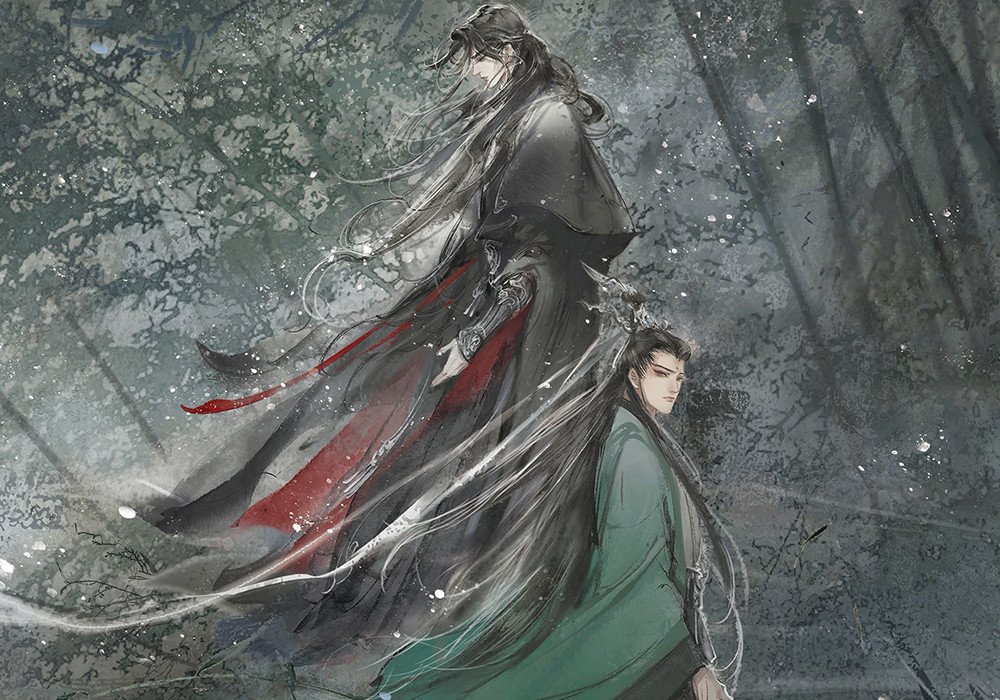 《天官赐福》泰版实体书封面,画师大家都认识,是花怜的牛车重逢